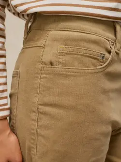 AUBREY BARREL CORD PANTS