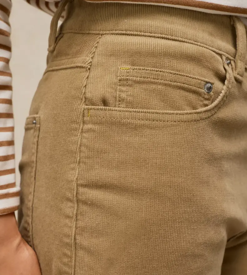PANTALON VELOURS CÔTELÉ AUBREY