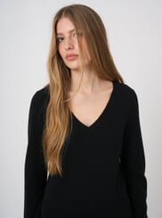 PULL COL V EN CACHEMIRE