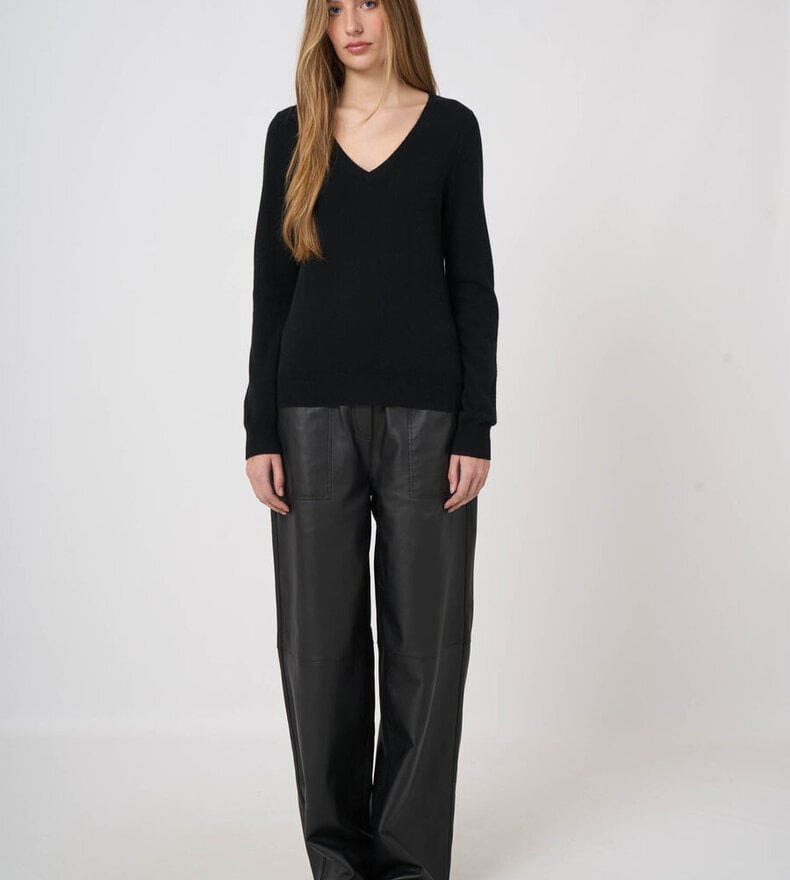 PULL COL V EN CACHEMIRE