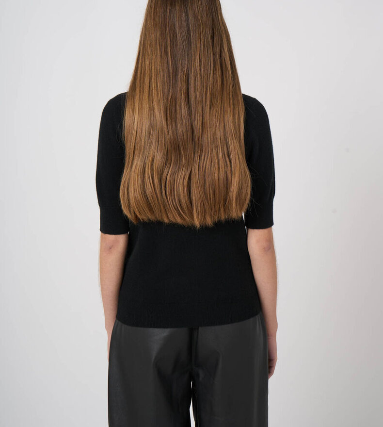 PULL CACHEMIRE MANCHES COURTES