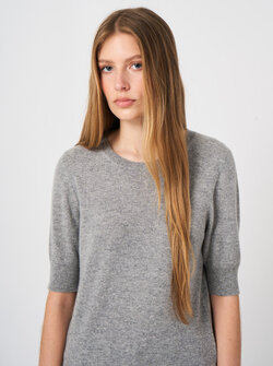SHORT SLEEVE CASHMERE