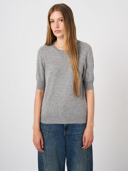 PULL CACHEMIRE MANCHES COURTES