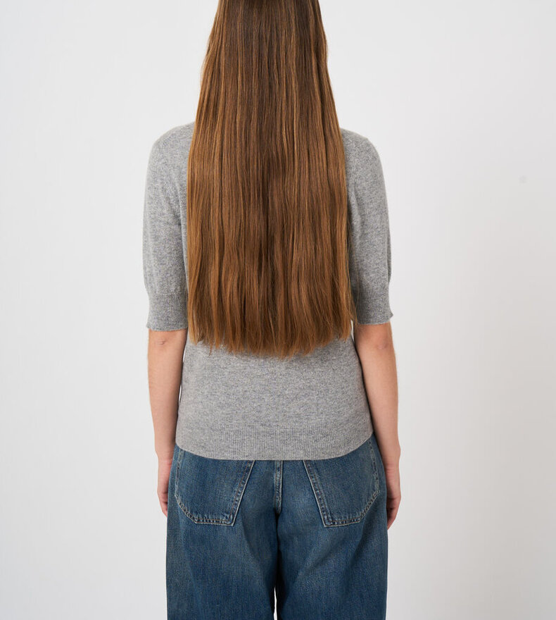 SHORT SLEEVE CASHMERE