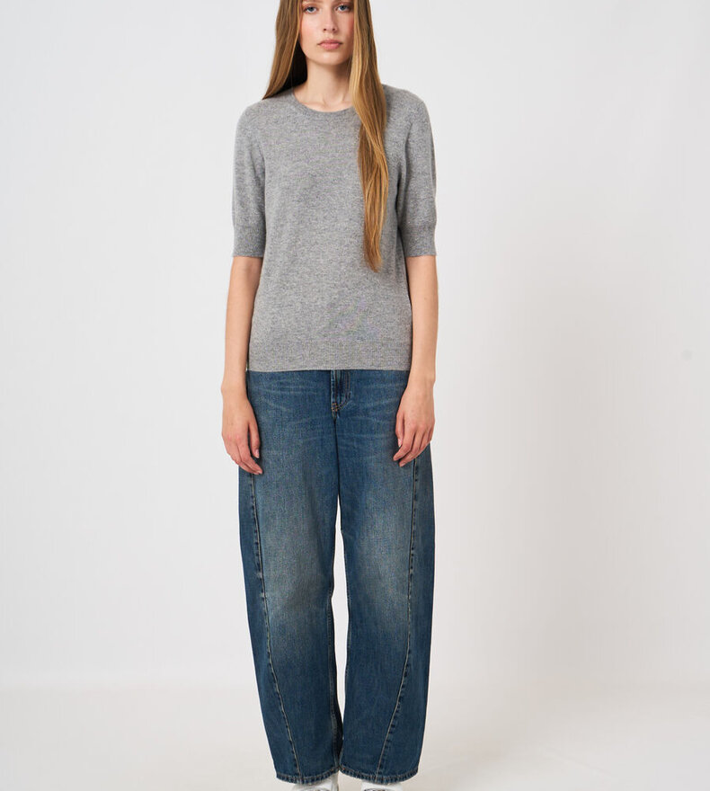 PULL CACHEMIRE MANCHES COURTES
