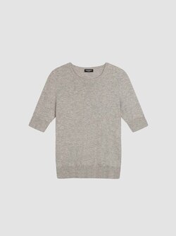 PULL CACHEMIRE MANCHES COURTES