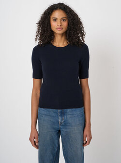 PULL CACHEMIRE MANCHES COURTES