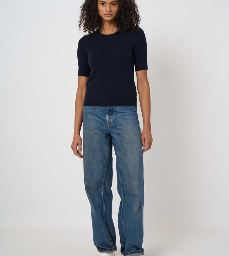 SHORT SLEEVE CASHMERE