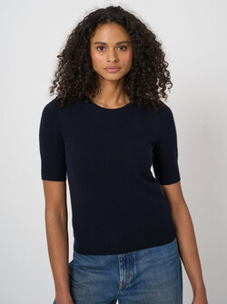 PULL CACHEMIRE MANCHES COURTES