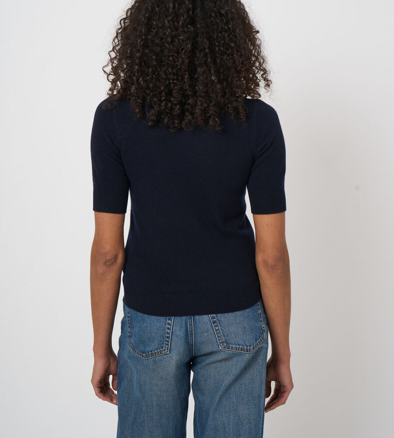 PULL CACHEMIRE MANCHES COURTES