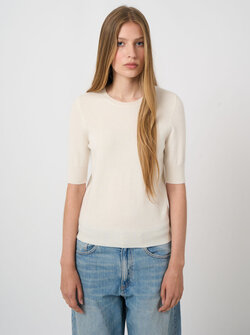 PULL CACHEMIRE MANCHES COURTES
