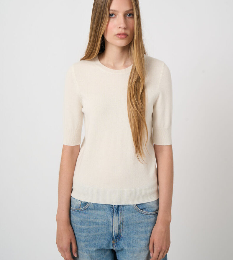 SHORT SLEEVE CASHMERE