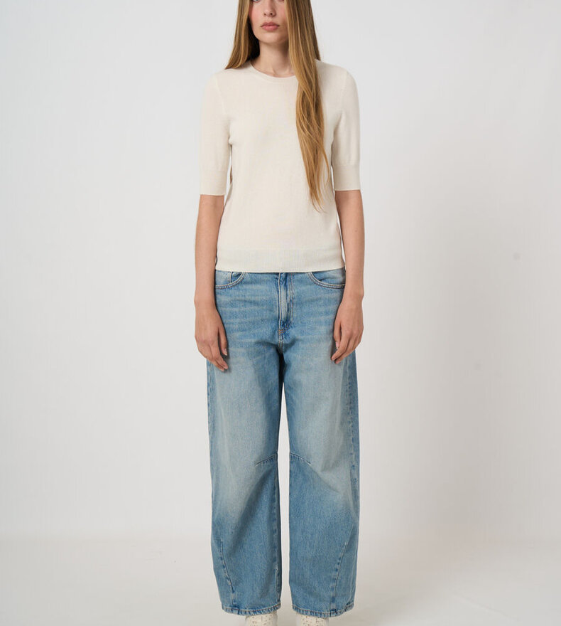 SHORT SLEEVE CASHMERE