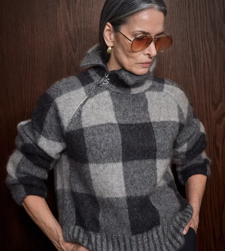 MMMAIJA CHECK KNIT