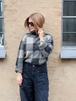 MMMAIJA CHECK KNIT