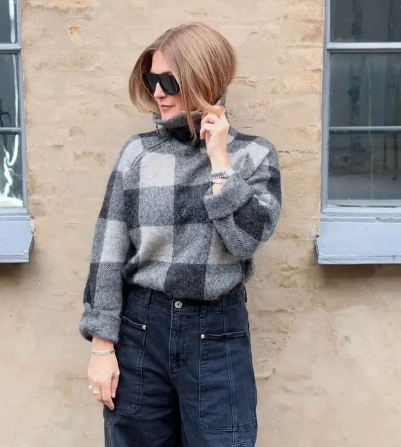 MMMAIJA CHECK KNIT
