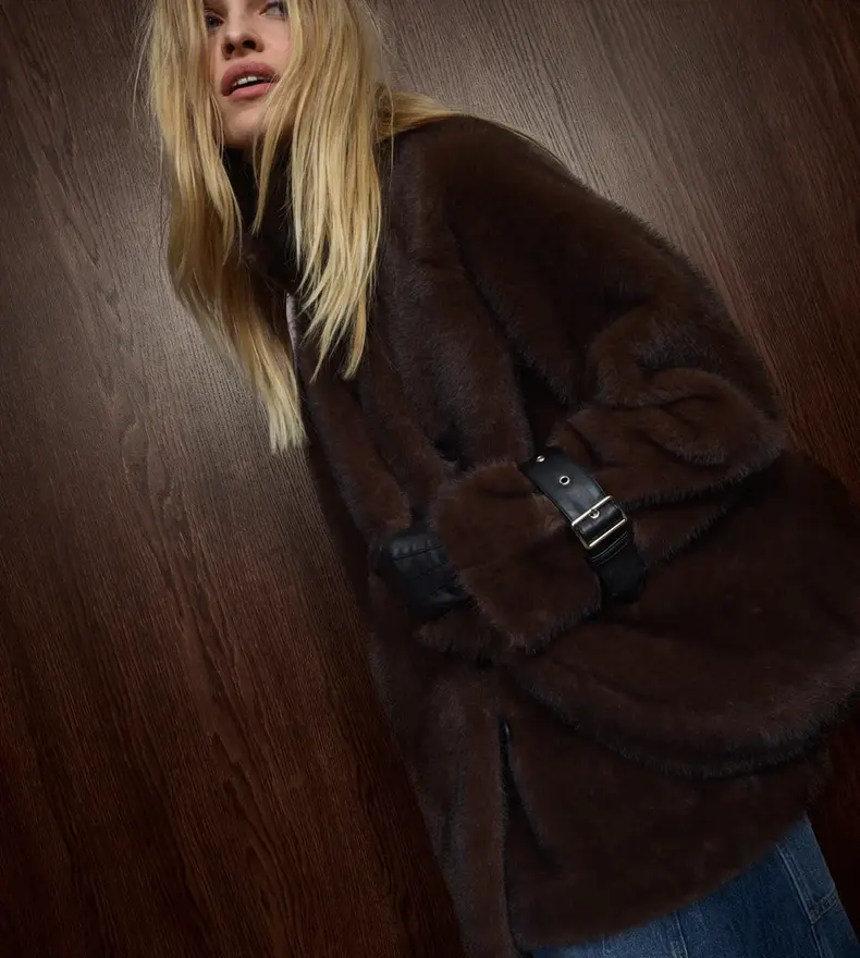 MMNANETTE FAUX FUR JACKET