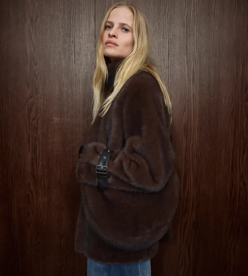 MANTEAU FAUSSE-FOURRURE MMNANETTE