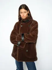 MANTEAU FAUSSE-FOURRURE MMNANETTE