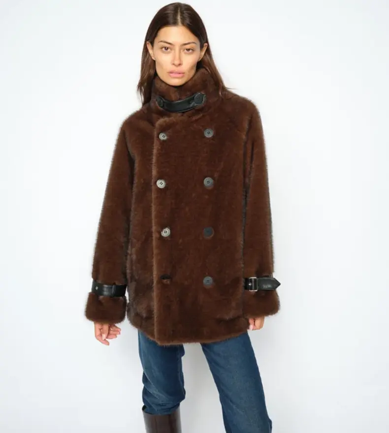 MMNANETTE FAUX FUR JACKET