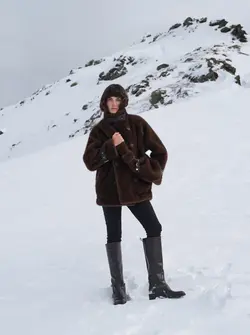 MMNANETTE FAUX FUR JACKET