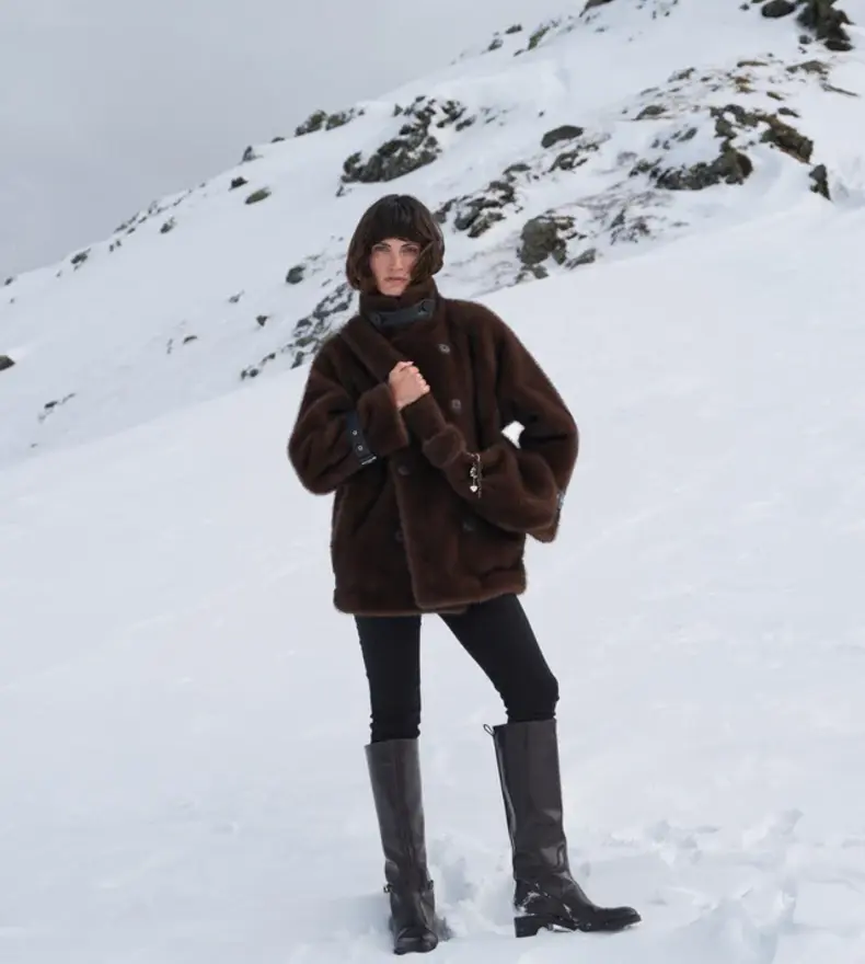 MMNANETTE FAUX FUR JACKET