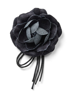 MMBROOCH DENIM FLOWER