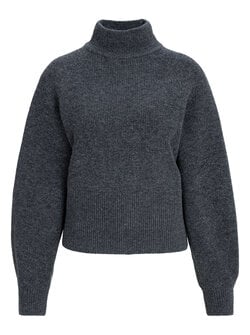 HIGH NECKLINE BATWING