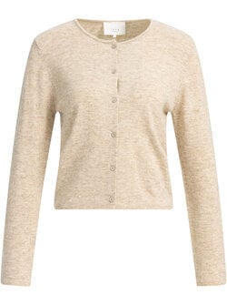 SHEER DETAIL CARDIGAN