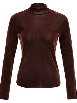VELVET MESH TOP