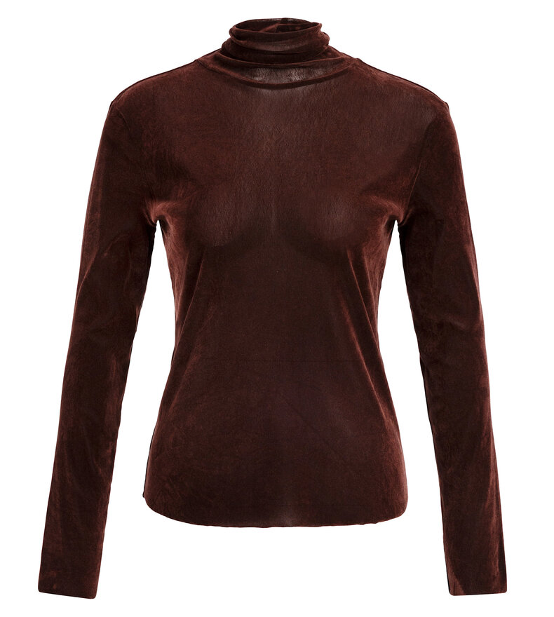 VELVET MESH TOP