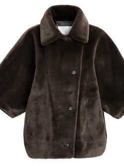 REVERSIBLE FAUX FUR JACKET