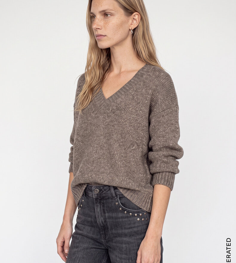 TRICOT COL V MMWELMA GLAM
