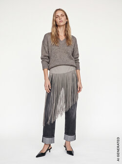 MMWELMA GLAM V-NECK KNIT