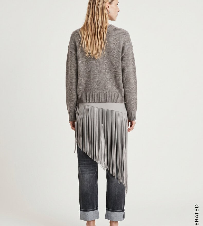 MMWELMA GLAM V-NECK KNIT