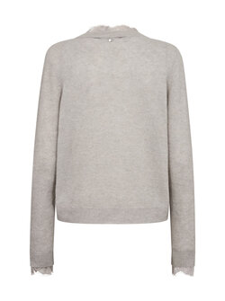 MMHELMI LACE KNIT CARDIGAN