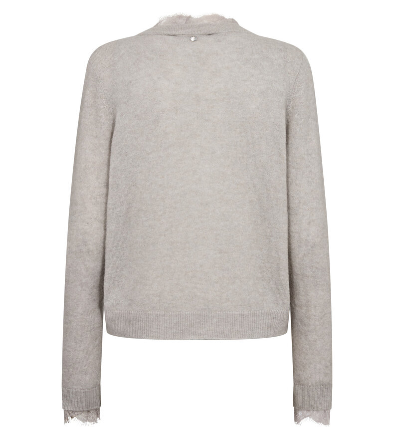 MMHELMI LACE KNIT CARDIGAN