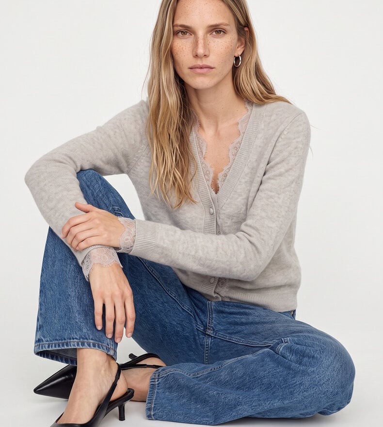CARDIGAN MMHELMI DENTELLE