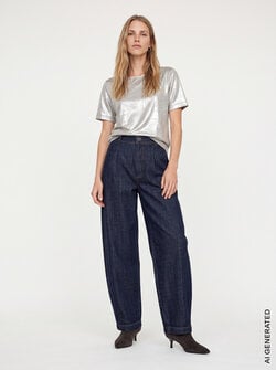 MMNIVA O-SS METALLIC TEE