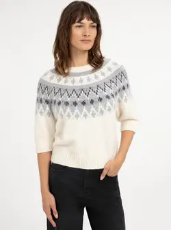 NORDIC PRINT SWEATER