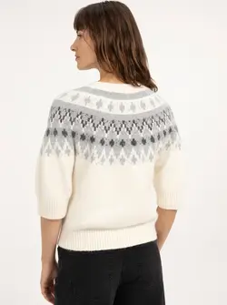 NORDIC PRINT SWEATER