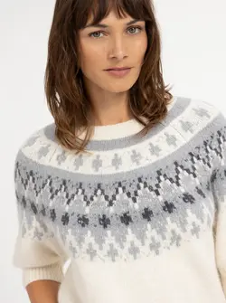 NORDIC PRINT SWEATER