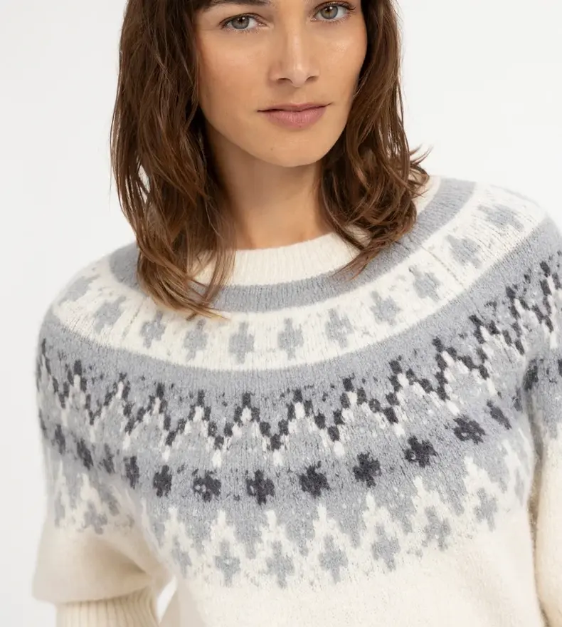 NORDIC PRINT SWEATER
