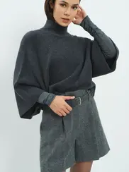 HIGH NECKLINE SWEATER