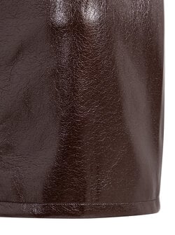 FAUX LEATHER MINI SKIRT