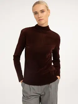 VELVET MESH TOP