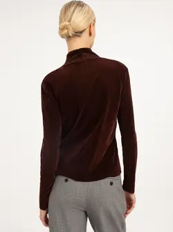 VELVET MESH TOP