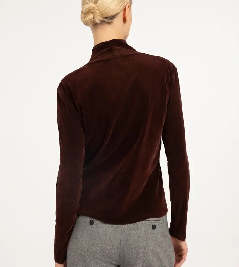 VELVET MESH TOP