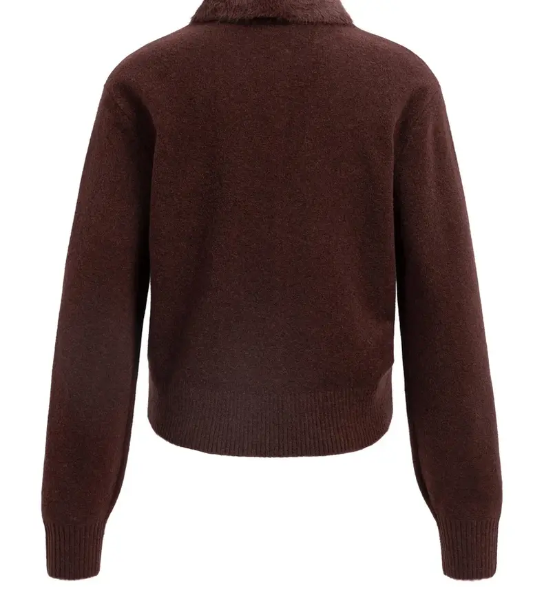 CARDIGAN À COL AMOVIBLE