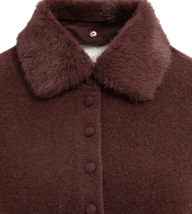 CARDIGAN À COL AMOVIBLE
